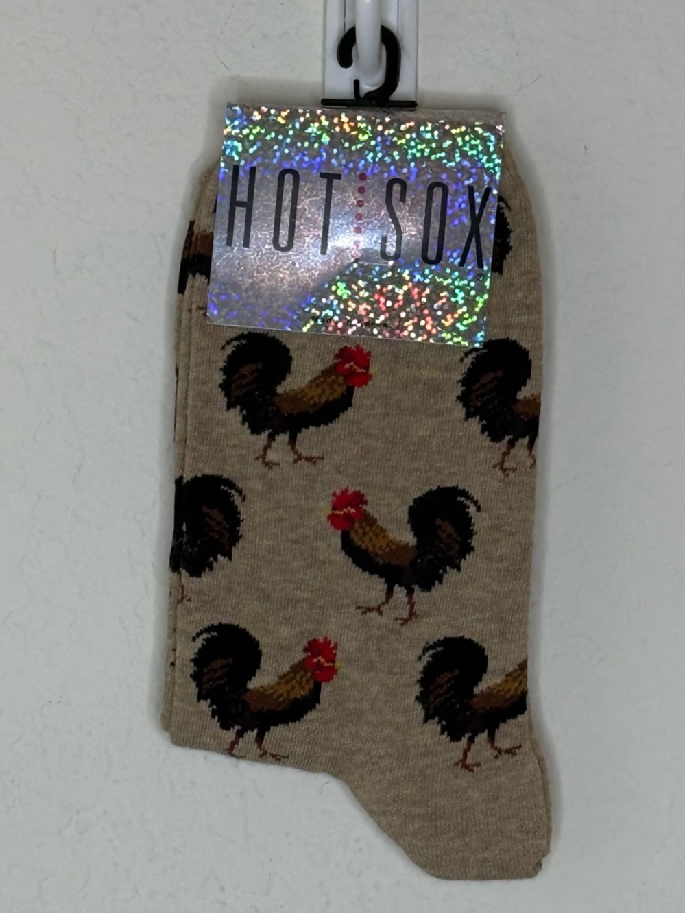 *NEW* Hot Sox Unisex Rooster Crew Socks